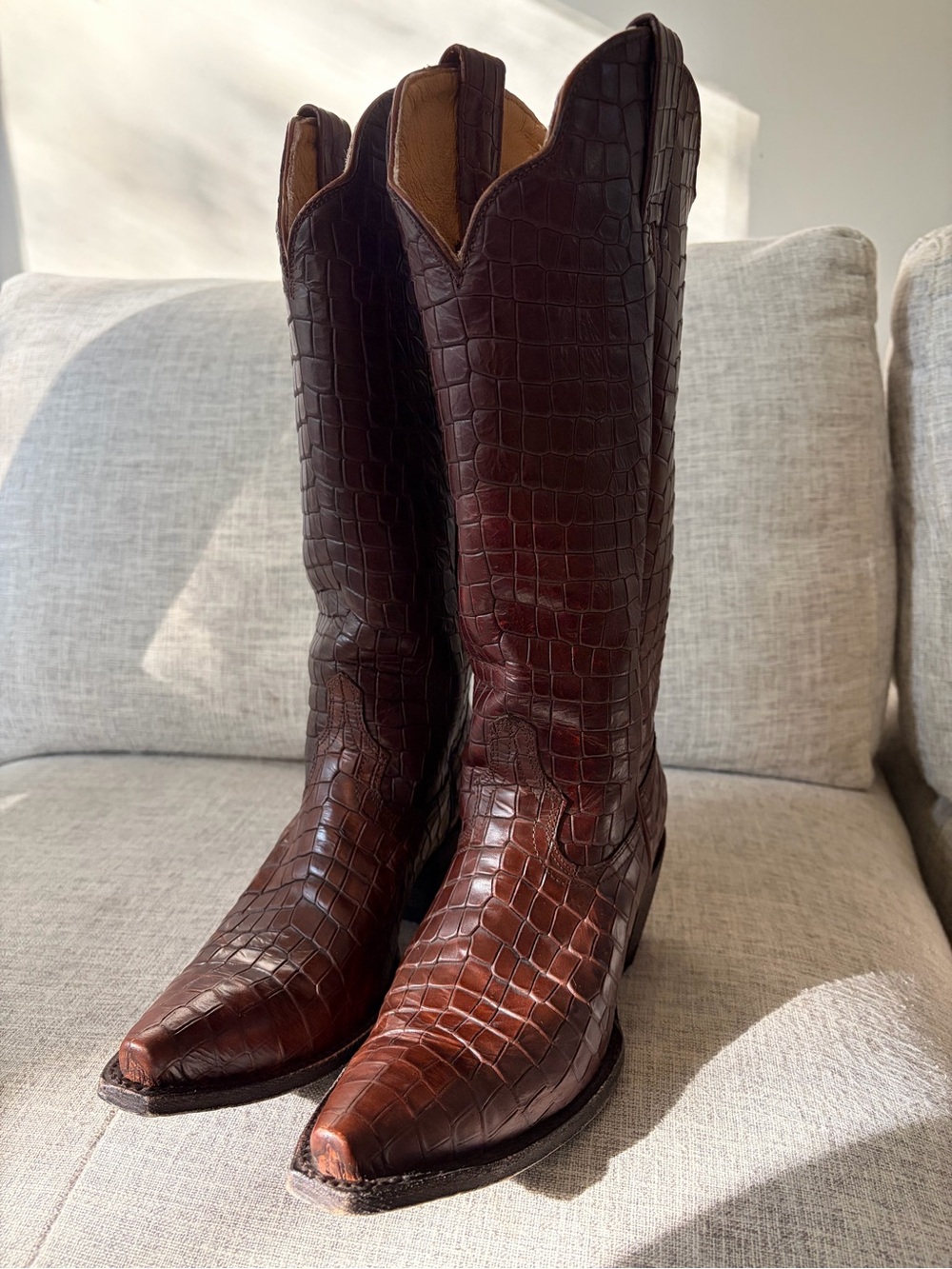 Idyllwind Crocodile Print Western Cowboy Boot